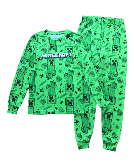 Minecraft creeper head sleep set