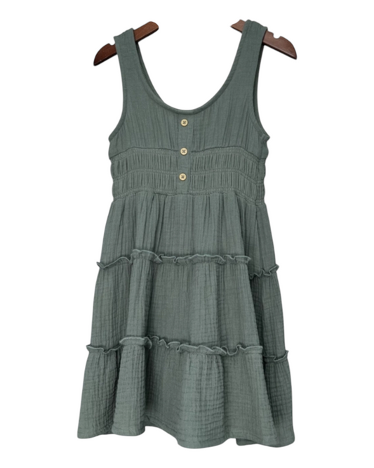 Tiered Sleeveless Sundress
