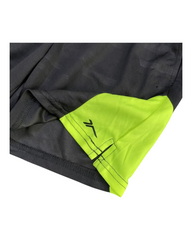 Black Shorts with Green Accents