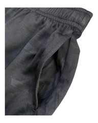 Black Shorts with Green Accents