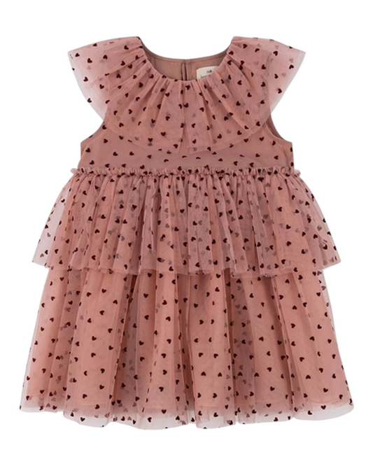 Layered Tulle Dress with Ruffles