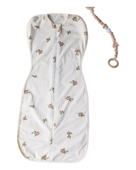Cotton Baby Sleep Sack with Orange Fruit Pattern