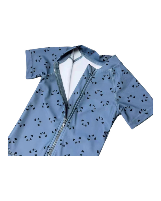 Blue Swim Set with Swim Cap