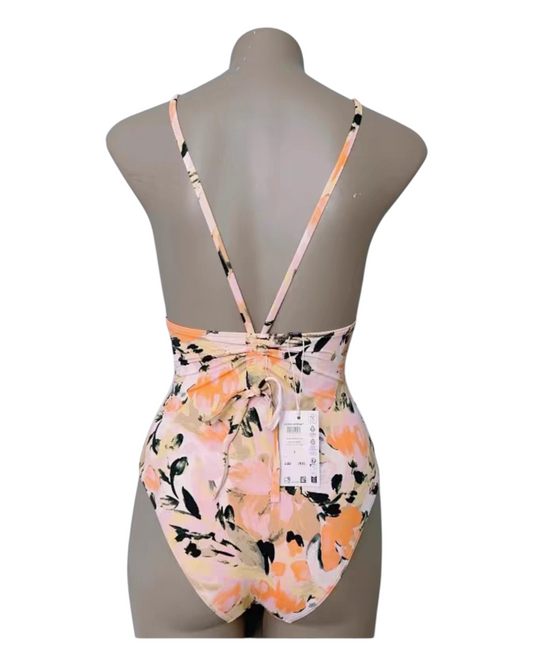 Patterned One-Piece Women's Swimsuit