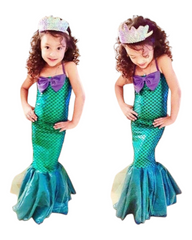 Mermaid One-Piece Swim Outfit