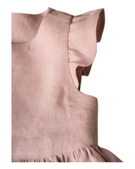 Sleeveless Girls' Dress with Puffed Skirt