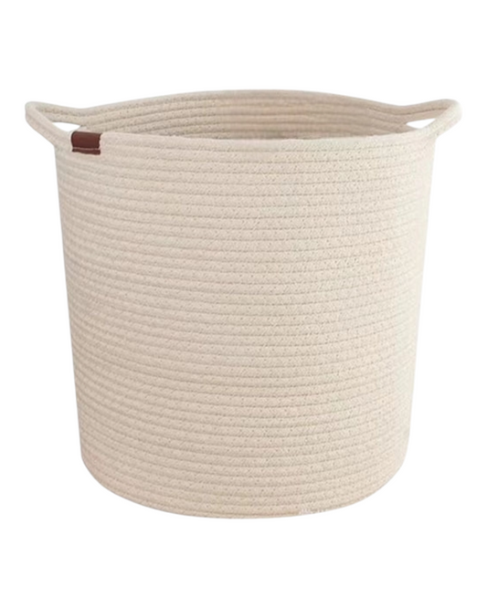 White storage basket