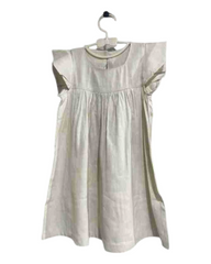 Flutter-Sleeve Summer Linen Dress