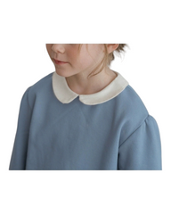 Jumper with Shirt Collar