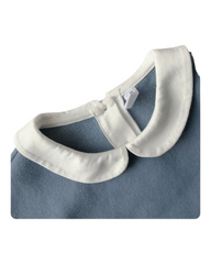Jumper with Shirt Collar
