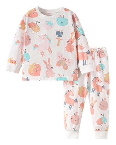 Matching Patterned Cotton Pyjama Set – Royce Collection