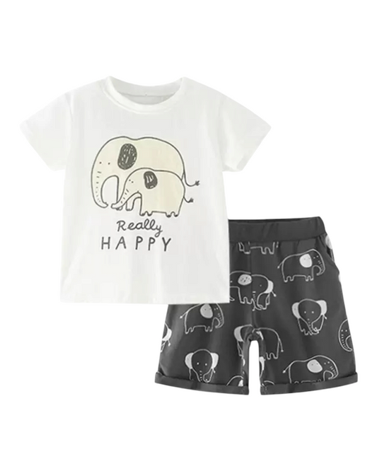 T-Shirt and Shorts Set of Elephant Pyjamas