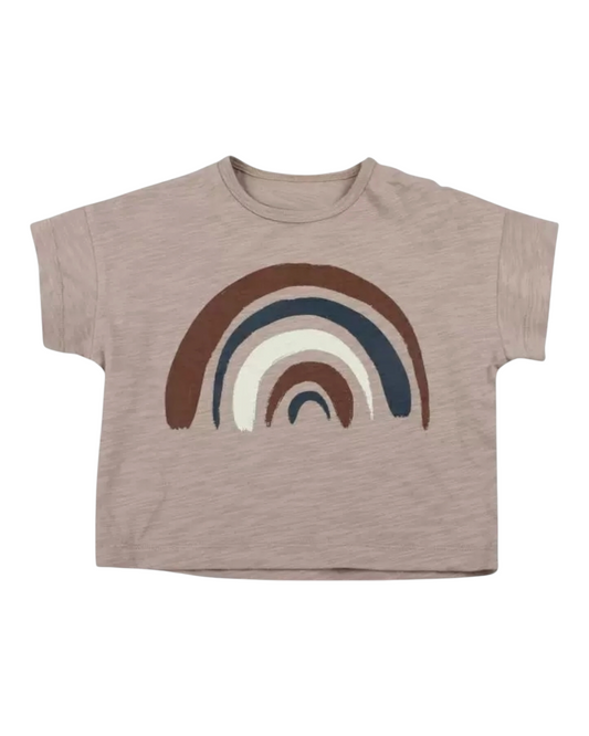 Minimalist Brown Graphic T-Shirt