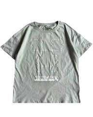 Minecraft Creeper Embossed Grey Tee