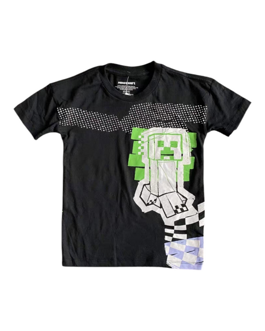 Black Minecraft Creeper Tee
