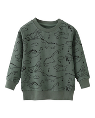 Green Dino Adventure Sweatshirt