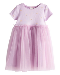 Lavender Rainbow Tulle Dress