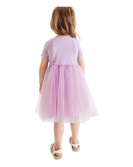 Lavender Rainbow Tulle Dress