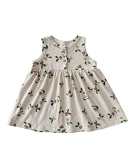 Cotton Sleeveless Patterned Summer Dress