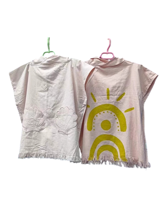 Girls' Hooded Beach Towels