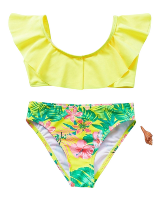 Tropical Flower Bikini Set