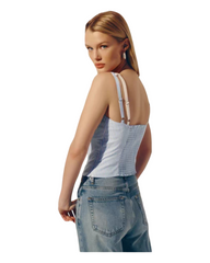 Sleeveless Buttonup Blouse