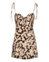 Daisy Adorned Sleeveless Dress