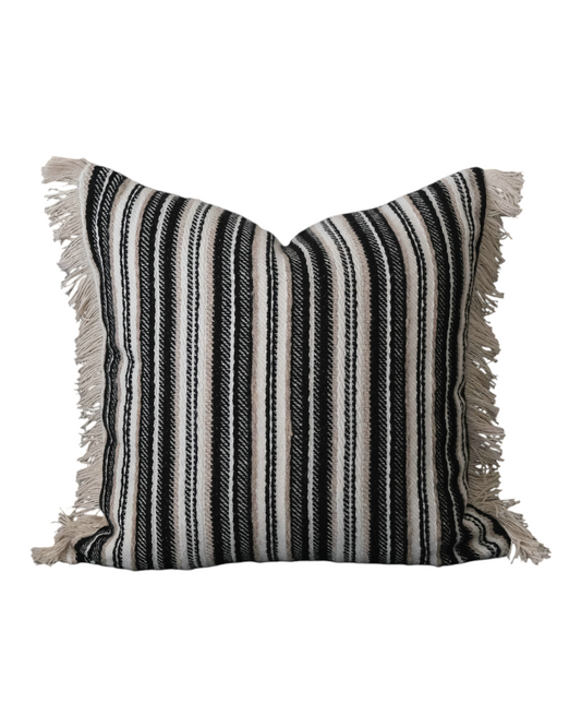 Stripy cushion cover