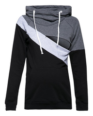 Trio Colored Long Sleeve Hoodie
