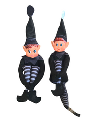 Set Of Two Christmas Elf On the Shelf Dolls