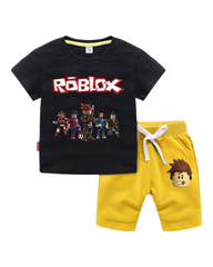 Girls' T-Shirt and Shorts Roblox Outfit Set
