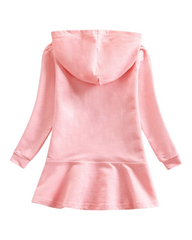 Cotton Hoodie Dress with Roblox Graphic