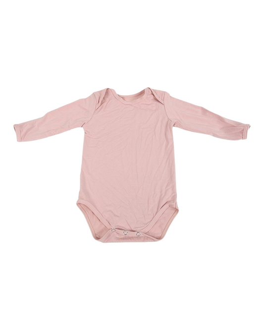 Long-Sleeved Baby Onesie with Snap Fasteners
