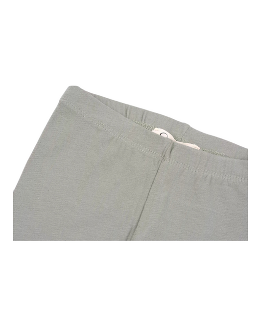 Basic Olive Green Girls' Leggings