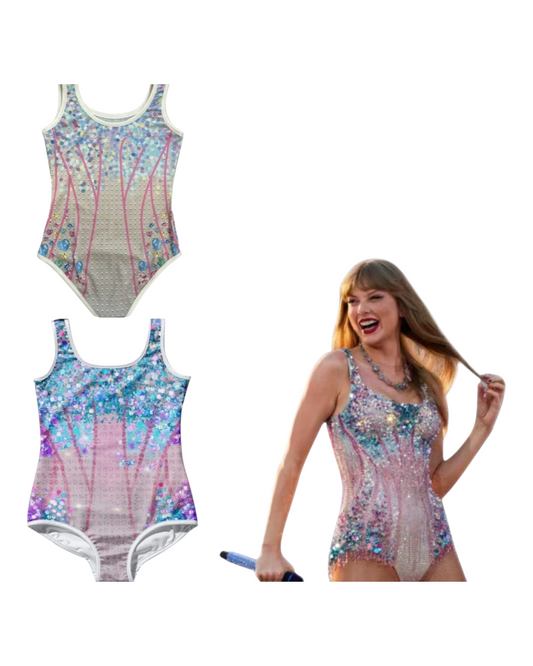 Girls' Taylor Swift Eras Tour Leotard Outfit