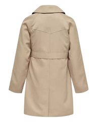 Beige Trench Coat with Belt