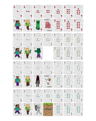 Minecraft Set of Playing Cards