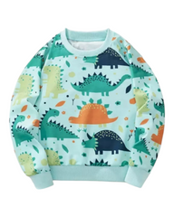 Jumper with Dinosaur Pattern