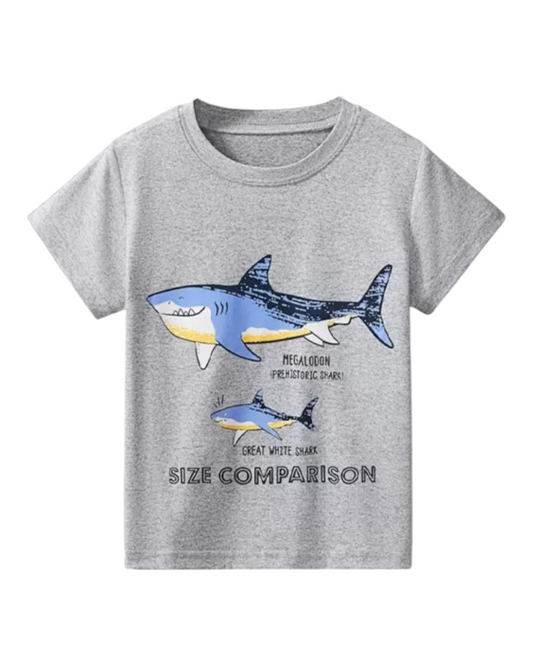 Boys' Cotton Graphic Animal T-Shirt