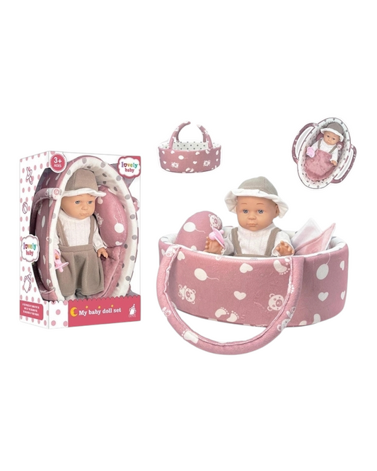 Five-Piece Baby Doll Sleep Toy Set