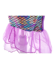 Purple and Rainbow Mermaid Tail Dress