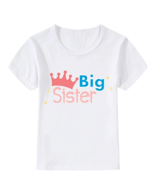 White "Big Sister" T-Shirt