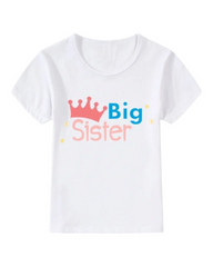 White "Big Sister" T-Shirt