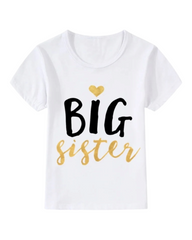 White "Big Sister" T-Shirt