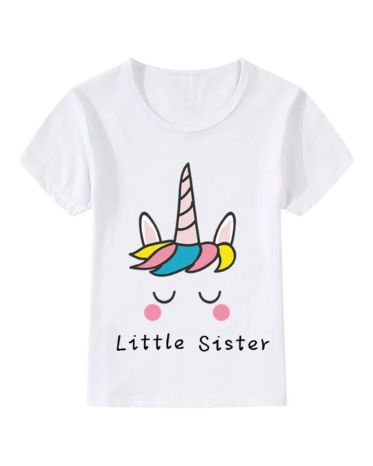 White "Little Sister" T-Shirt