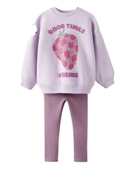 Long-Sleeved Two-Piece Winter Outfit Set
