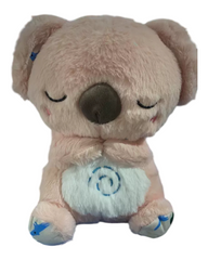 4 Models Soothing Breathing Koala Plush Soft Toys with Light and Music