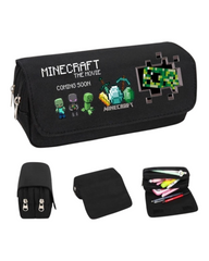 Black Minecraft Pencil Case