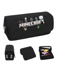Black Minecraft Pencil Case
