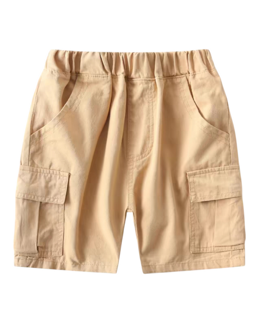 Basic Cargo Shorts with Pockets